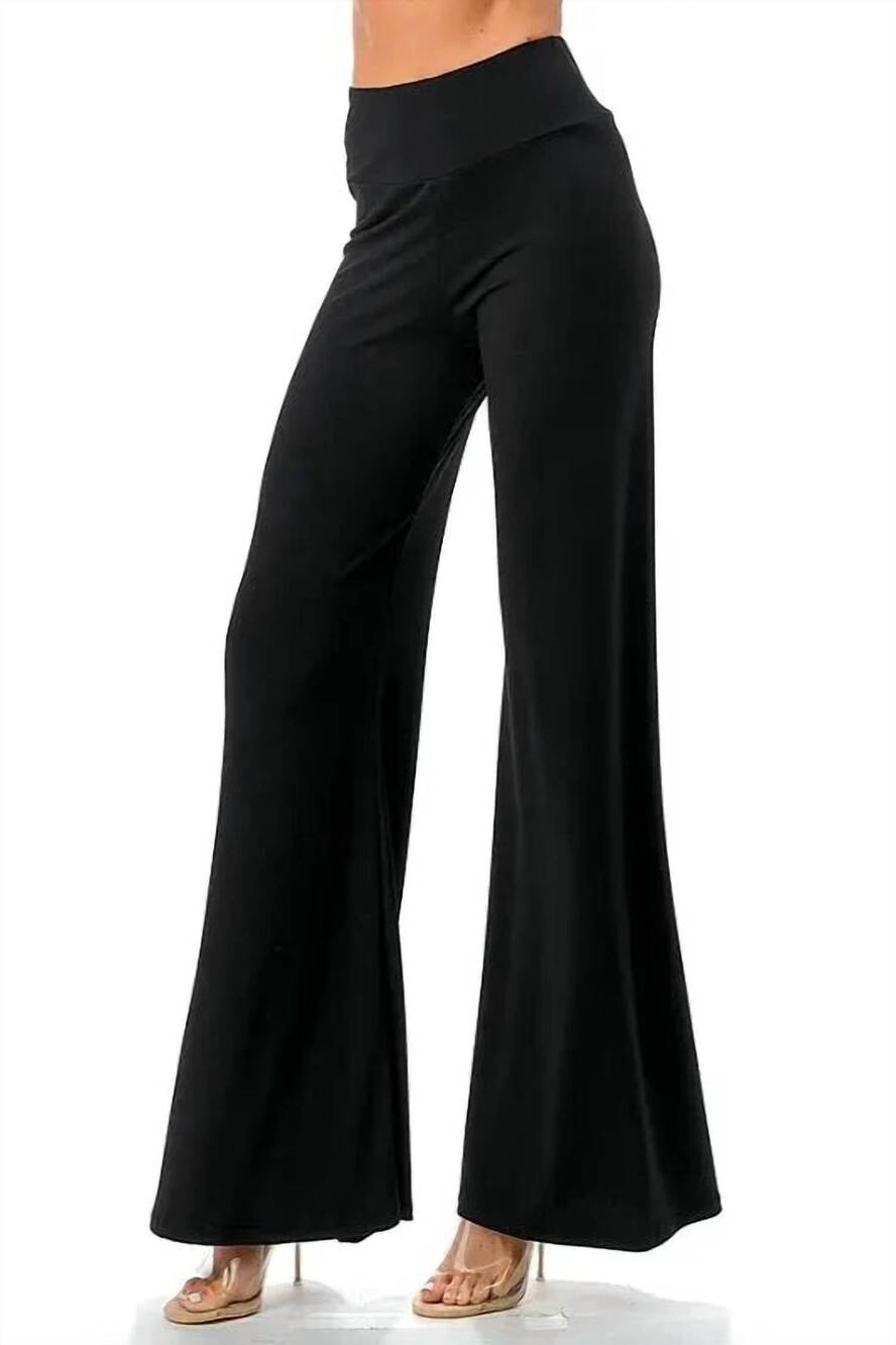 NEW ARIELLA palazzo wide leg pants in black